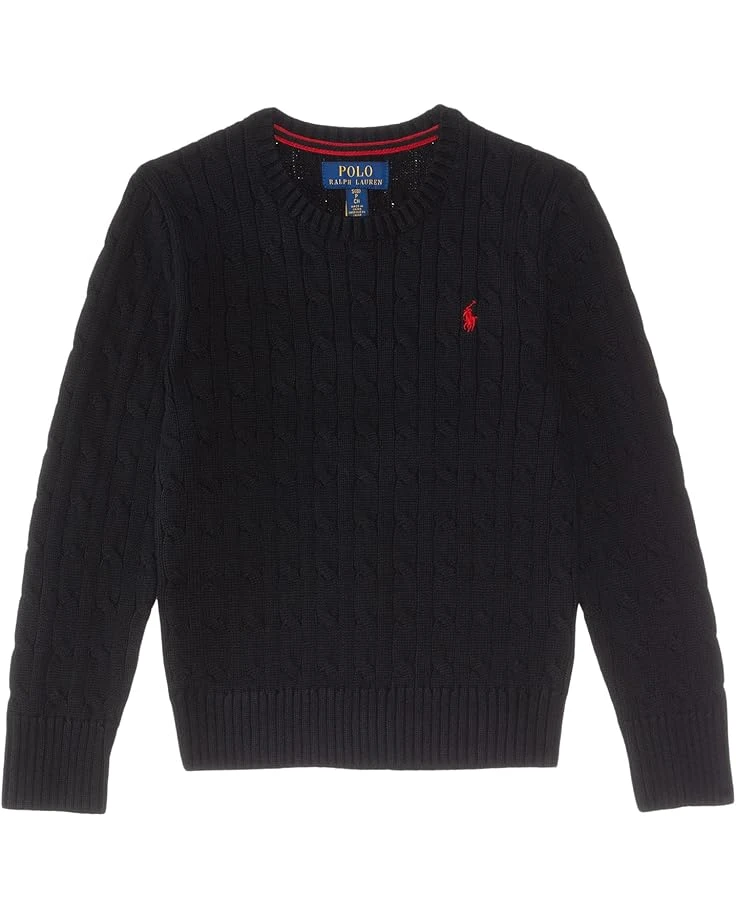 Polo Ralph Lauren Kids Cable-Knit Cotton Sweater (Big Kids) | Sweaters 1 Polo Ralph Lauren Kids Cable-Knit Cotton Sweater (Big Kids) | Sweaters