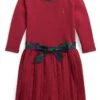Polo Ralph Lauren Kids Pleated Stretch Jersey Dress (Toddler/Little kids) | Dresses 5 Polo Ralph Lauren Kids Pleated Stretch Jersey Dress (Toddler/Little kids) | Dresses -The Kiddie Closet 71amLClYoQL. AC SR736920