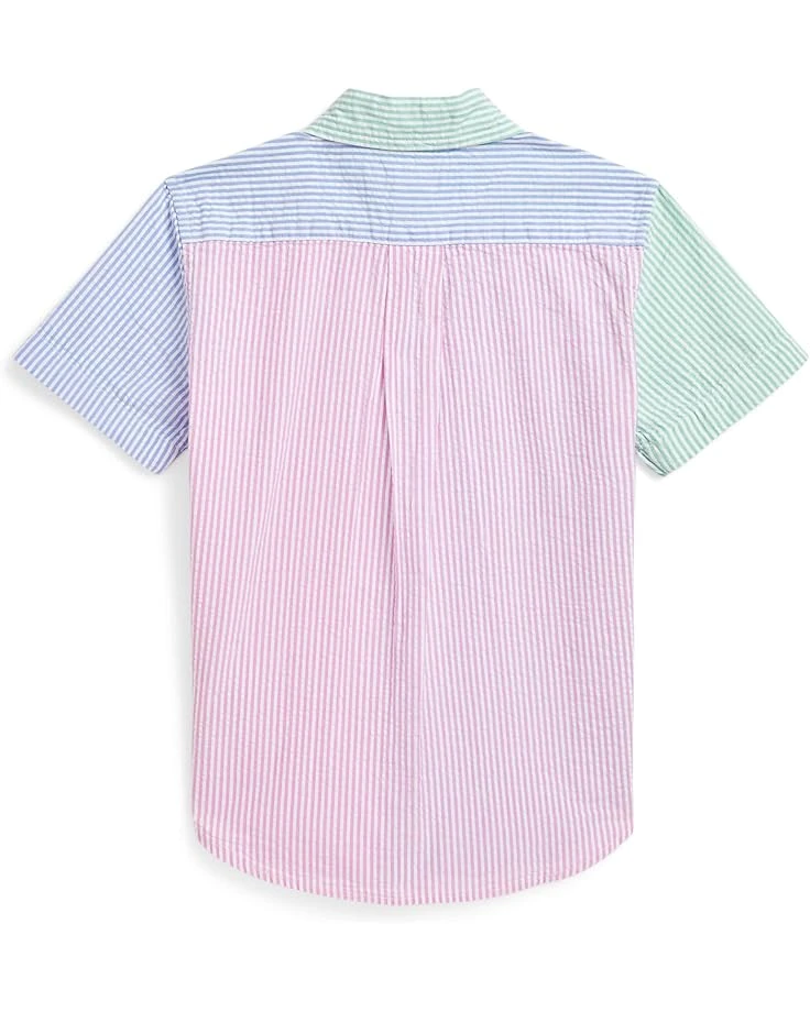 Polo Ralph Lauren Kids Striped Cotton Seersucker Fun Shirt (Toddler/Little Kid) | Shirts & Tops 2 Polo Ralph Lauren Kids Striped Cotton Seersucker Fun Shirt (Toddler/Little Kid) | Shirts & Tops - Image 2