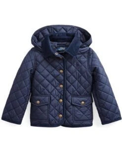 Polo Ralph Lauren Kids Quilted Barn Jacket (Toddler/Little Kid) | Coats & Outerwear