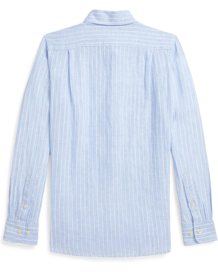 Polo Ralph Lauren Kids Striped Linen Shirt (Big Kid) | Shirts & Tops 2 Polo Ralph Lauren Kids Striped Linen Shirt (Big Kid) | Shirts & Tops - Image 2