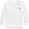 Polo Ralph Lauren Kids Waffle-Knit Cotton Long-Sleeve Tee (Infant) | Sweaters -The Kiddie Closet 71gdW5vSm6L. AC SR736920