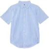 Polo Ralph Lauren Kids Cotton Seersucker Short-Sleeve Shirt (Toddler/Little Kid) | Shirts & Tops