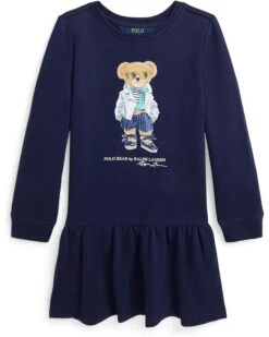 Polo Ralph Lauren Kids Polo Bear Fleece Dress (Toddler/Little Kid) | Dresses