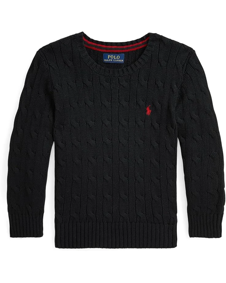 Polo Ralph Lauren Kids Cable-Knit Cotton Sweater (Toddler/Little Kid) | Sweaters 1 Polo Ralph Lauren Kids Cable-Knit Cotton Sweater (Toddler/Little Kid) | Sweaters