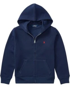 Polo Ralph Lauren Kids Cotton-Blend-Fleece Hoodie (Big Kids) | Hoodies & Sweatshirts