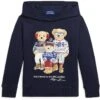 Polo Ralph Lauren Kids Polo Bear Family Fleece Hoodie (Toddler/Little Kid) | Sweaters