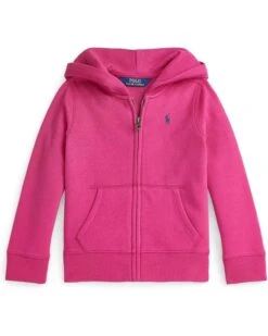 Polo Ralph Lauren Kids Fleece Full Zip Hoodie (Toddler/Little Kid) | Hoodies & Sweatshirts