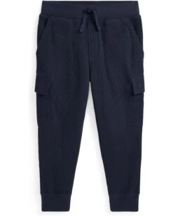 Polo Ralph Lauren Kids Waffle-Knit Cotton Cargo Jogger Pants (Toddler/Little Kid)