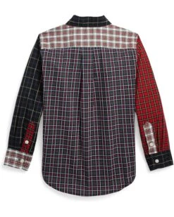 Polo Ralph Lauren Kids Plaid Cotton Poplin Fun Shirt (Toddler/Little Kids) | Shirts & Tops -The Kiddie Closet 813A3Ls7vL. AC SR736920