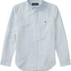 Polo Ralph Lauren Kids Striped Cotton Oxford Shirt (Big Kids) | Shirts & Tops -The Kiddie Closet 815TILYiWL. AC SR736920