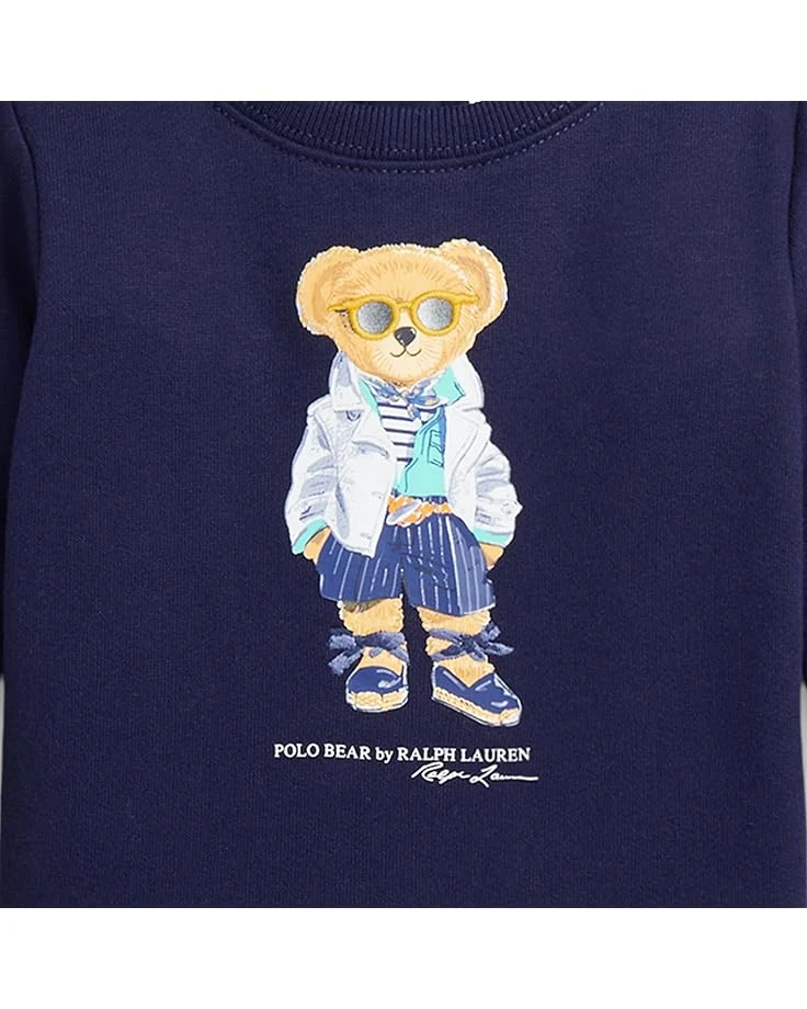 Polo Ralph Lauren Kids Polo Bear Fleece Dress (Infant) | Dresses 3 Polo Ralph Lauren Kids Polo Bear Fleece Dress (Infant) | Dresses - Image 3