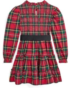 Polo Ralph Lauren Kids Plaid Smocked Cotton Jersey Dress (Toddler/Little Kid) | Dresses 3 Polo Ralph Lauren Kids Plaid Smocked Cotton Jersey Dress (Toddler/Little Kid) | Dresses -The Kiddie Closet 817yPb6yX7L. AC SR736920