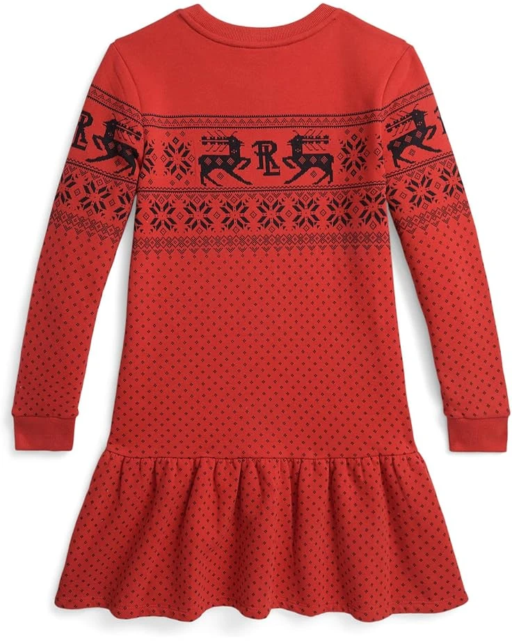 Polo Ralph Lauren Kids Fair Isle Fleece Dress (Big Kids) | Dresses 2 Polo Ralph Lauren Kids Fair Isle Fleece Dress (Big Kids) | Dresses - Image 2