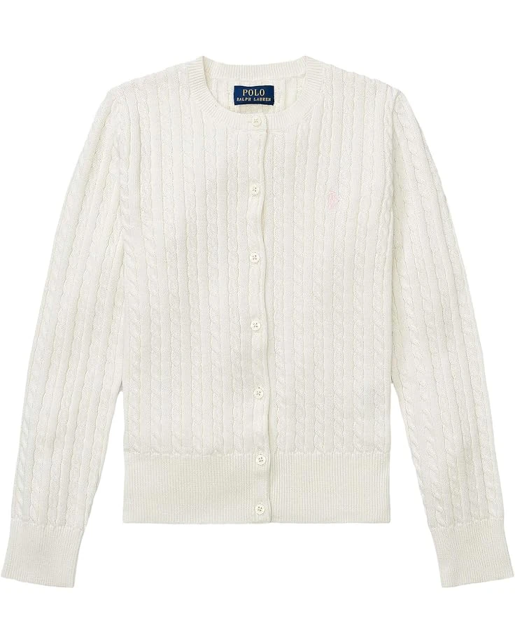 Polo Ralph Lauren Kids Cable Knit Cotton Cardigan (Big Kids) | Sweaters 5 Polo Ralph Lauren Kids Cable Knit Cotton Cardigan (Big Kids) | Sweaters - Image 5
