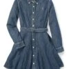 Polo Ralph Lauren Kids Belted Cotton Denim Shirtdress (Big Kids) | Dresses 7 Polo Ralph Lauren Kids Belted Cotton Denim Shirtdress (Big Kids) | Dresses -The Kiddie Closet 81ChN0TIcwS. AC SR736920