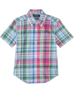 Polo Ralph Lauren Kids Gingham Cotton Poplin Short-Sleeve Shirt (Big Kid) | Shirts & Tops 5 Polo Ralph Lauren Kids Gingham Cotton Poplin Short-Sleeve Shirt (Big Kid) | Shirts & Tops -The Kiddie Closet 81EK5q1OyzL. AC SR736920