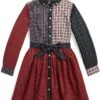 Polo Ralph Lauren Kids Plaid Cotton Fun Shirtdress (Big Kids) | Dresses