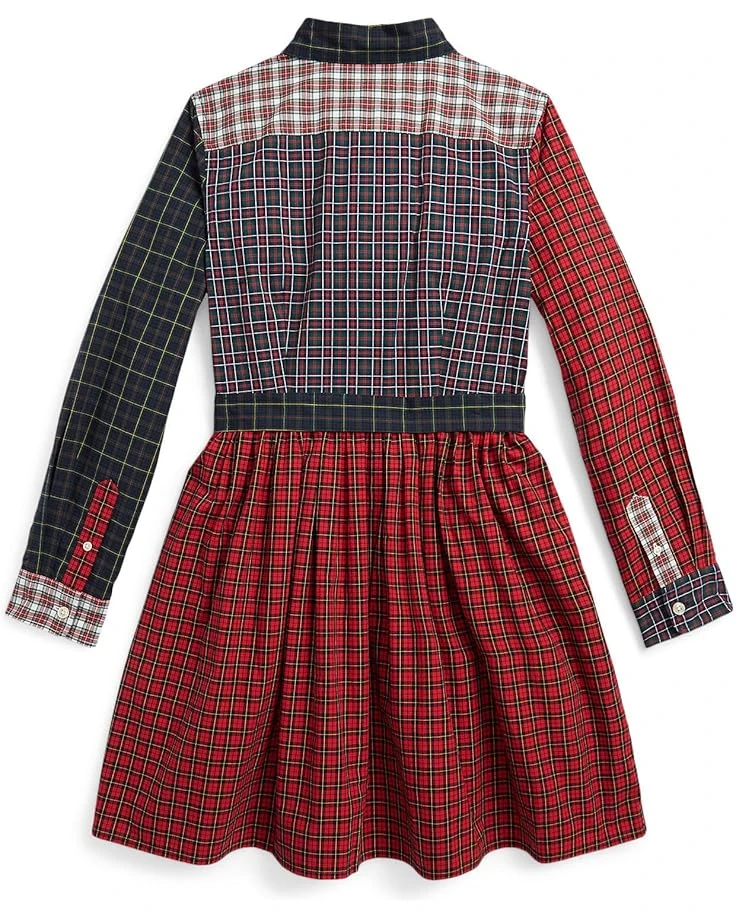 Polo Ralph Lauren Kids Plaid Cotton Fun Shirtdress (Big Kids) | Dresses 2 Polo Ralph Lauren Kids Plaid Cotton Fun Shirtdress (Big Kids) | Dresses - Image 2