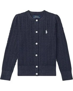 Polo Ralph Lauren Kids Cable Knit Cotton Cardigan (Little Kids) | Sweaters 6 Polo Ralph Lauren Kids Cable Knit Cotton Cardigan (Little Kids) | Sweaters -The Kiddie Closet 81JQpScbs3L. AC SR736920