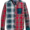 Polo Ralph Lauren Kids Plaid Cotton Fun Shirt (Big Kid) | Shirts & Tops -The Kiddie Closet 81M7lXrpFPL. AC SR736920