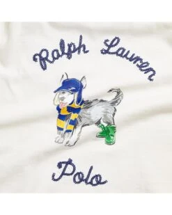 Polo Ralph Lauren Kids Dog-Print Cotton Long Sleeve Tee (Infant) | Shirts & Tops -The Kiddie Closet 81NsShbdUiL. AC SR736920