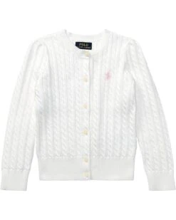 Polo Ralph Lauren Kids Cable Knit Cotton Cardigan (Little Kids) | Sweaters 7 Polo Ralph Lauren Kids Cable Knit Cotton Cardigan (Little Kids) | Sweaters -The Kiddie Closet 81RnQD10eCL. AC SR736920