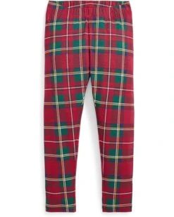 Polo Ralph Lauren Kids Plaid Stretch Jersey Leggings (Toddler/Little Kid) | Pants -The Kiddie Closet 81SU mybNCL. AC SR736920
