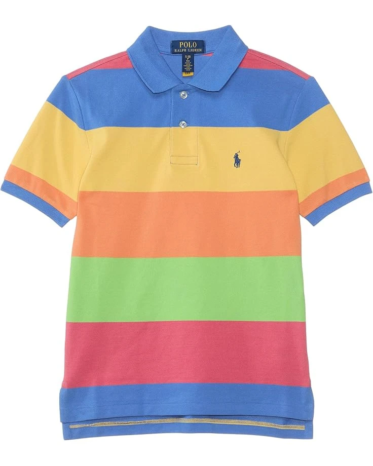 Polo Ralph Lauren Kids Striped Cotton Mesh Polo Shirt (Big Kid) | Shirts & Tops 1 Polo Ralph Lauren Kids Striped Cotton Mesh Polo Shirt (Big Kid) | Shirts & Tops