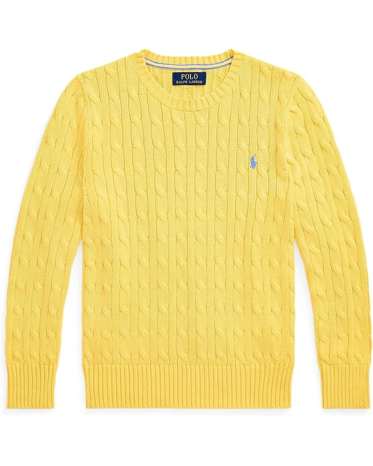 Polo Ralph Lauren Kids Cable-Knit Cotton Sweater (Big Kid) | Sweaters 2 Polo Ralph Lauren Kids Cable-Knit Cotton Sweater (Big Kid) | Sweaters - Image 2