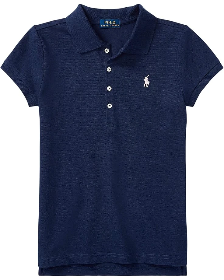Polo Ralph Lauren Kids Short Sleeve Mesh Polo Shirt (Big Kids) | Shirts & Tops 4 Polo Ralph Lauren Kids Short Sleeve Mesh Polo Shirt (Big Kids) | Shirts & Tops - Image 4