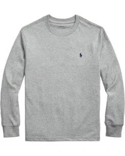 Polo Ralph Lauren Kids Cotton Jersey Long Sleeve Tee (Big Kids) | Shirts & Tops