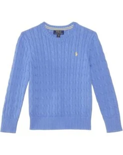 Polo Ralph Lauren Kids Cable-Knit Cotton Sweater (Big Kid) | Sweaters