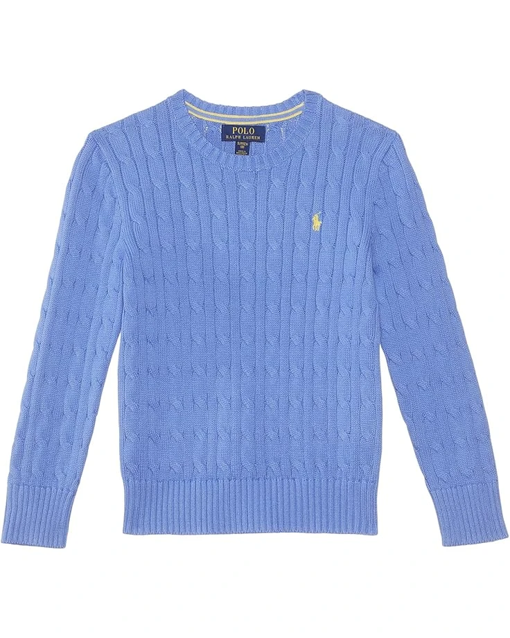 Polo Ralph Lauren Kids Cable-Knit Cotton Sweater (Big Kid) | Sweaters 1 Polo Ralph Lauren Kids Cable-Knit Cotton Sweater (Big Kid) | Sweaters