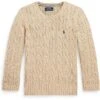 Polo Ralph Lauren Kids Polo Bear Cable-Knit Cotton Sweater (Toddler/Little Kid) | Sweaters