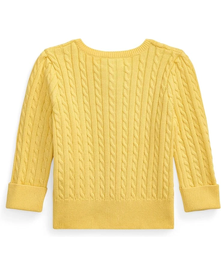Polo Ralph Lauren Kids Mini-Cable Cotton Cardigan (Infant) | Sweaters 2 Polo Ralph Lauren Kids Mini-Cable Cotton Cardigan (Infant) | Sweaters - Image 2