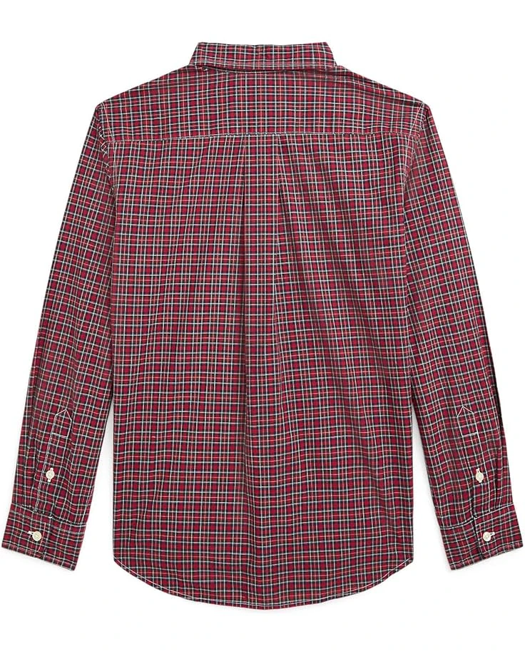 Polo Ralph Lauren Kids Gingham Cotton Poplin Shirt (Big Kid) | Shirts & Tops 2 Polo Ralph Lauren Kids Gingham Cotton Poplin Shirt (Big Kid) | Shirts & Tops - Image 2