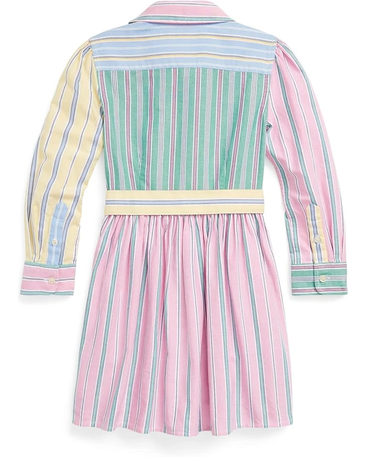 Polo Ralph Lauren Kids Belted Cotton Oxford Fun Shirtdress (Toddler/Little Kids) | Dresses 2 Polo Ralph Lauren Kids Belted Cotton Oxford Fun Shirtdress (Toddler/Little Kids) | Dresses - Image 2