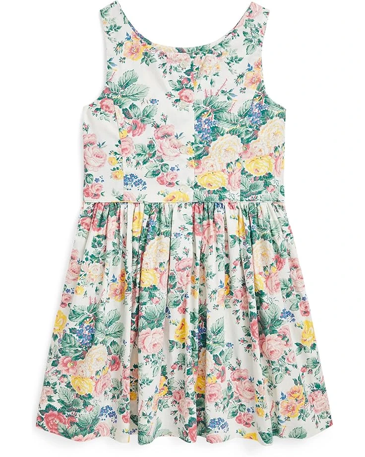 Polo Ralph Lauren Kids Floral Cotton Dress (Toddler/Little Kid) | Dresses 2 Polo Ralph Lauren Kids Floral Cotton Dress (Toddler/Little Kid) | Dresses - Image 2