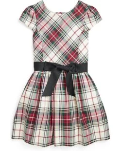 Polo Ralph Lauren Kids Plaid Twill Dress (Toddler/Little Kid) | Dresses