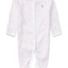Polo Ralph Lauren Kids Floral Cotton Coverall (Infant) | Sleepwear
