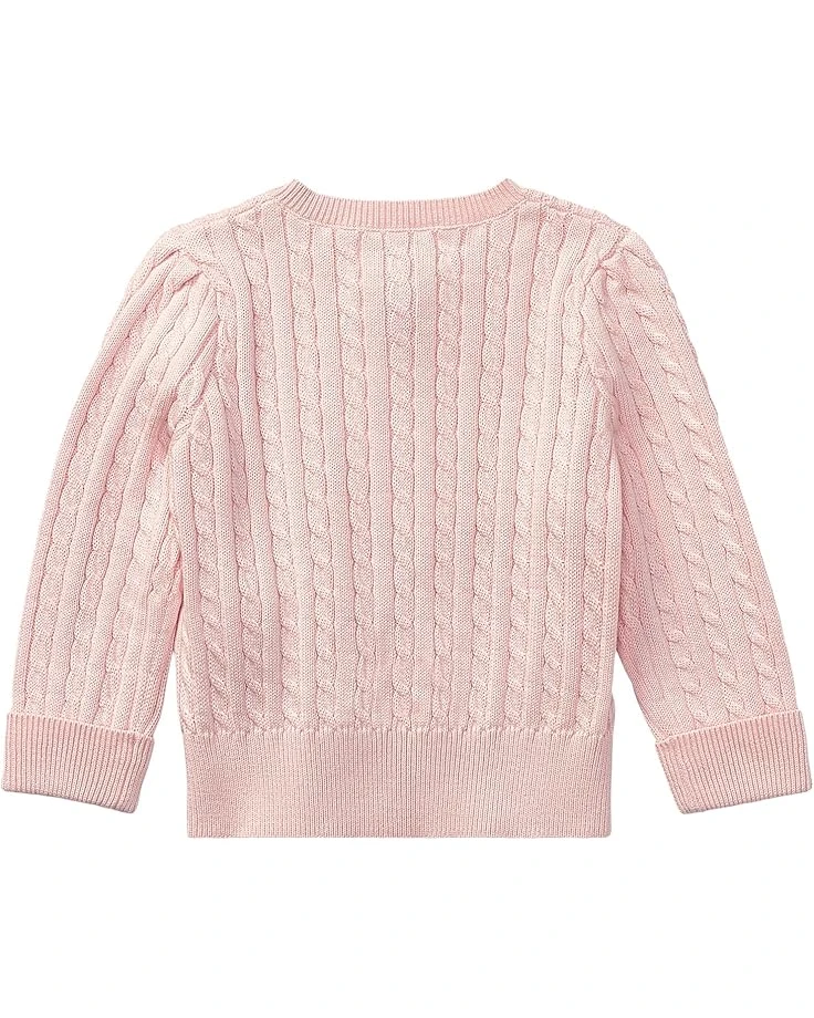 Polo Ralph Lauren Kids Cable-Knit Cotton Cardigan (Infant) | Sweaters 2 Polo Ralph Lauren Kids Cable-Knit Cotton Cardigan (Infant) | Sweaters - Image 2
