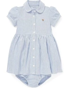 Polo Ralph Lauren Kids Striped Knit Oxford Dress (Infant) | Dresses -The Kiddie Closet 91xq6gUb9ZL. AC SR736920