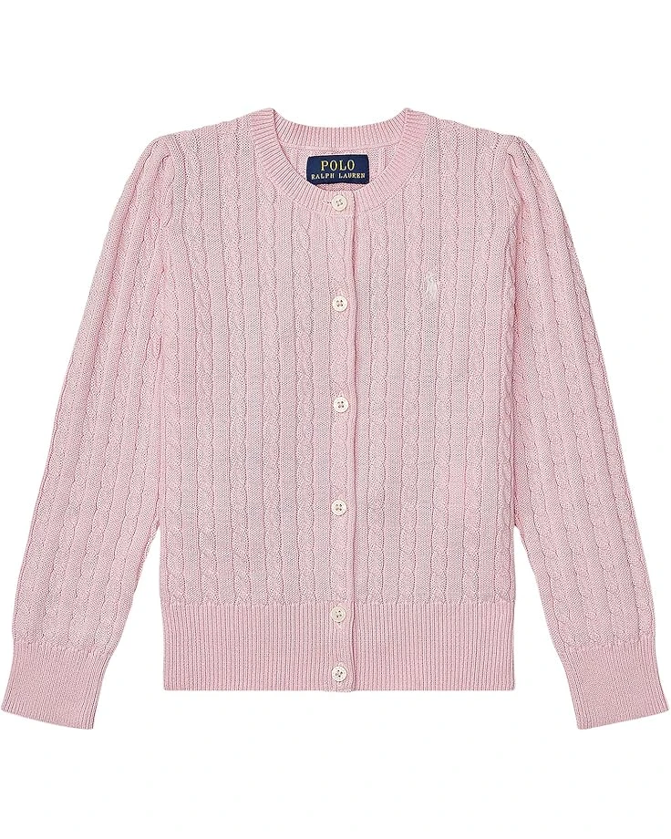 Polo Ralph Lauren Kids Cable Knit Cotton Cardigan (Little Kids) | Sweaters 1 Polo Ralph Lauren Kids Cable Knit Cotton Cardigan (Little Kids) | Sweaters